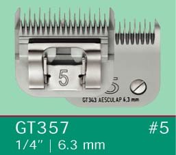 Ножи на машинки Aesculap GT357 (6.3mm) филировочный
